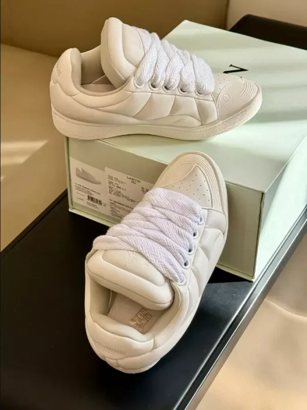 Lanvin CURB XL Leather Sneakers – LV003 - Image 9