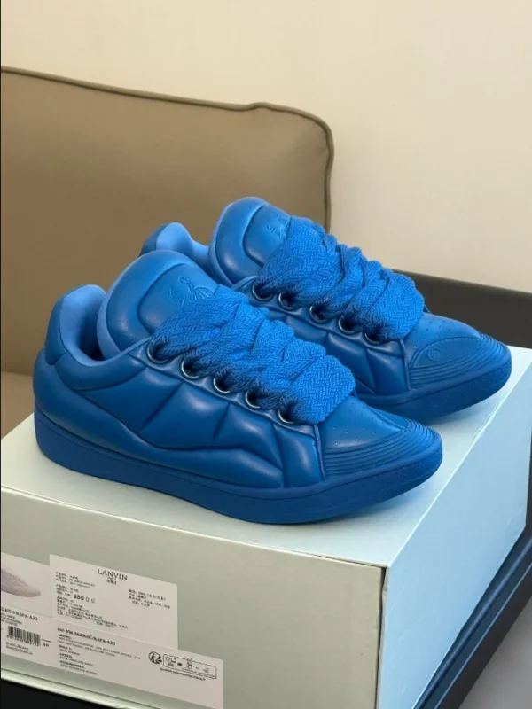 Lanvin CURB XL Leather Sneakers – LV004 - Image 2