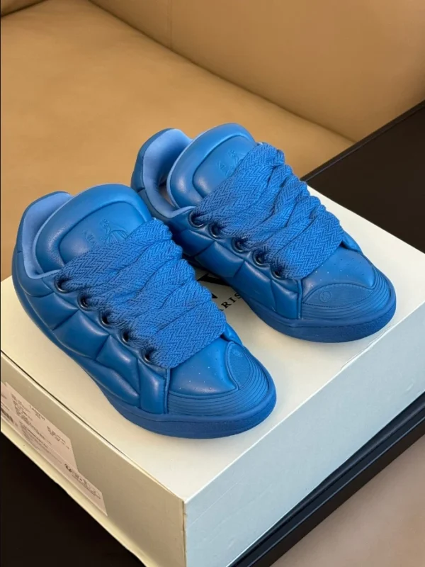 Lanvin CURB XL Leather Sneakers – LV004 - Image 8