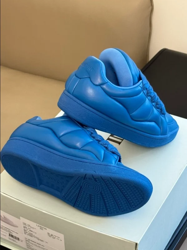 Lanvin CURB XL Leather Sneakers – LV004 - Image 9