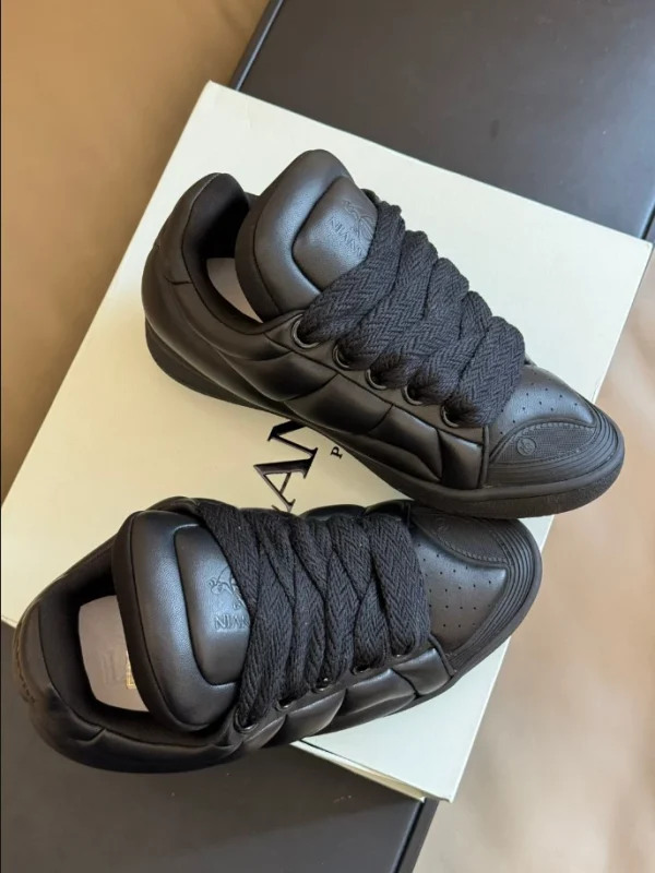 Lanvin CURB XL Leather Sneakers – LV005 - Image 9