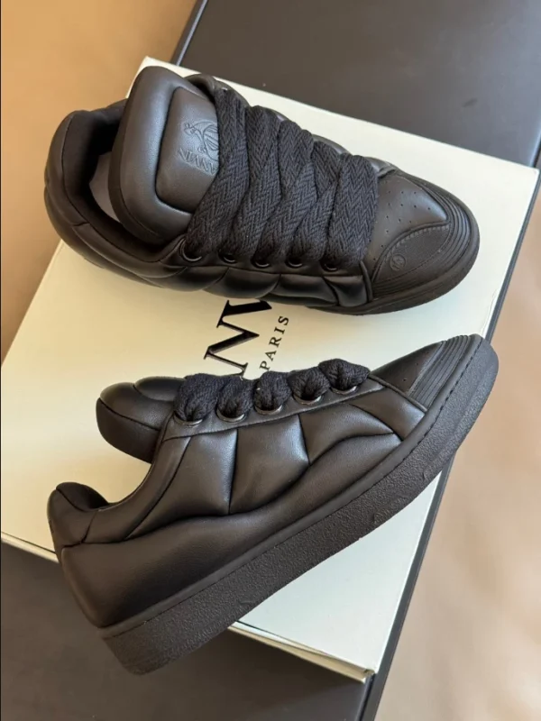 Lanvin CURB XL Leather Sneakers – LV005 - Image 10
