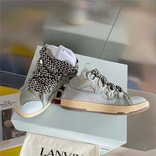 Lanvin Leather Curb Sneakers – LV006 - Image 6