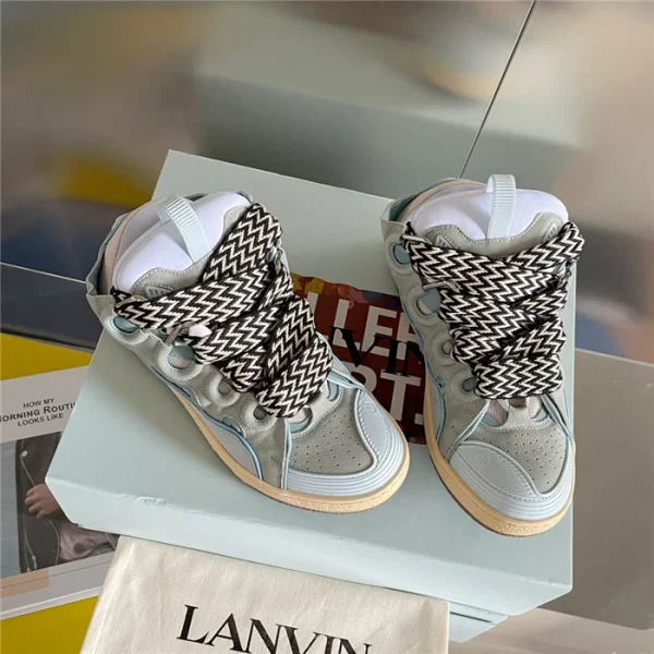 Lanvin Leather Curb Sneakers – LV006 - Image 8
