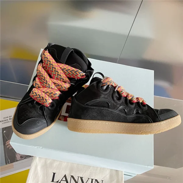 Lanvin Leather Curb Sneakers – LV008 - Image 5