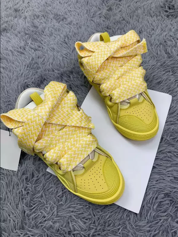 Lanvin Leather Curb Sneakers – LV010 - Image 9