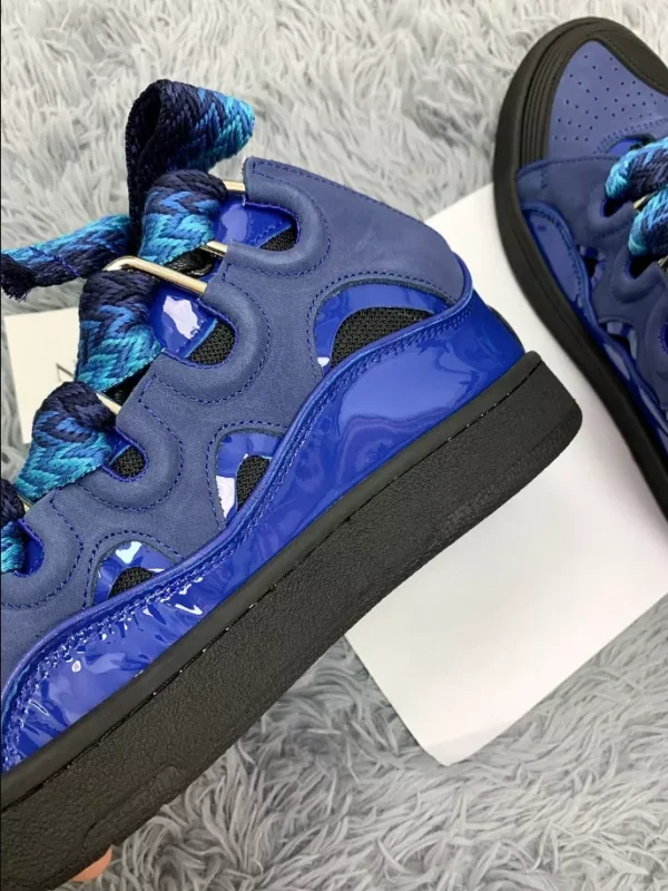 Lanvin Leather Curb Sneakers – LV014 - Image 6