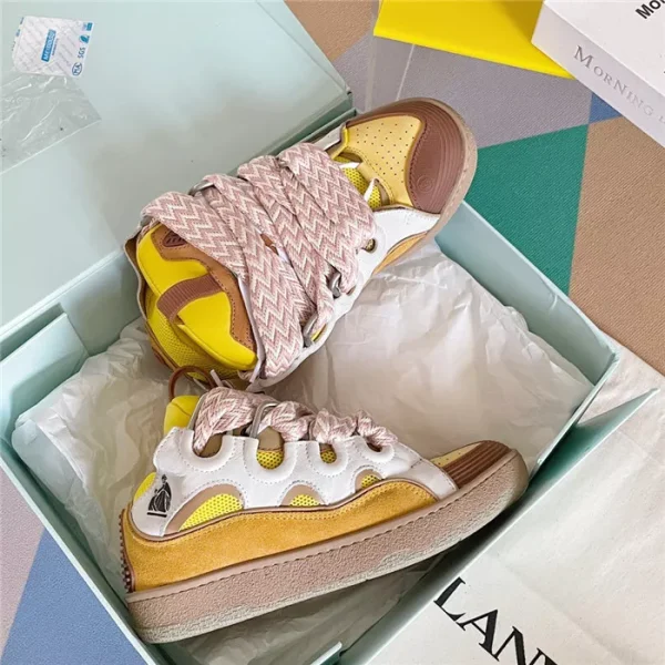 Lanvin Leather Curb Sneakers – LV021 - Image 4