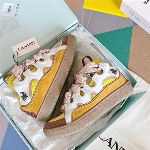 Lanvin Leather Curb Sneakers – LV021 - Image 8