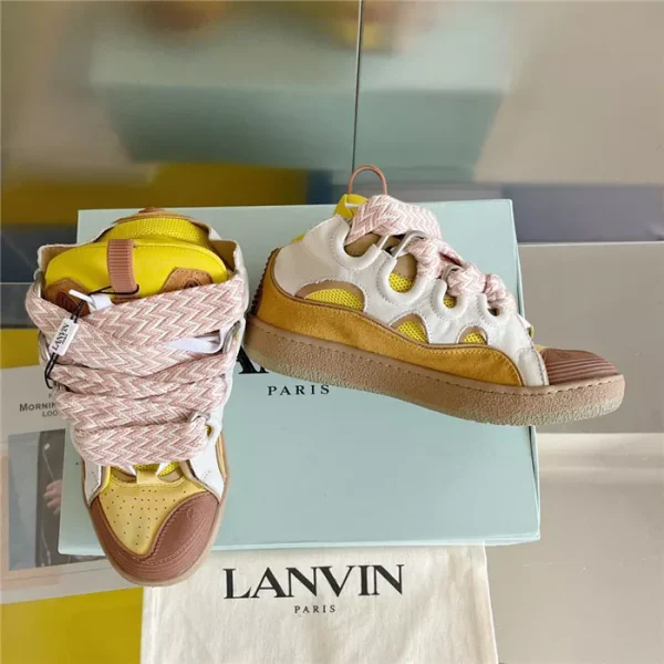 Lanvin Leather Curb Sneakers – LV021 - Image 9