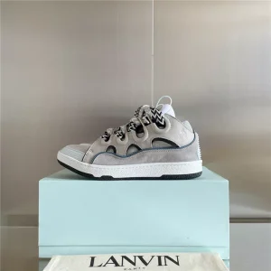 Lanvin Leather Curb Sneakers – LV023