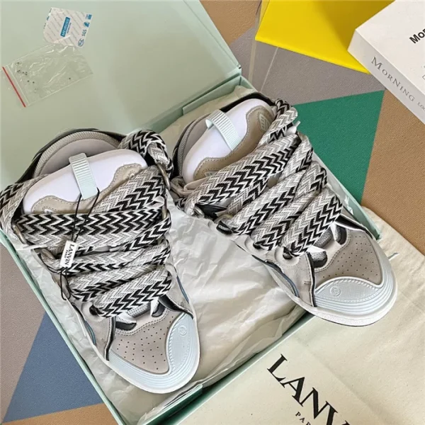 Lanvin Leather Curb Sneakers – LV023 - Image 8