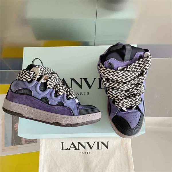 Lanvin Leather Curb Sneakers – LV024 - Image 2