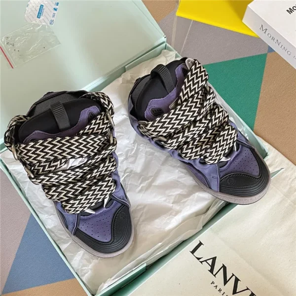 Lanvin Leather Curb Sneakers – LV024 - Image 8
