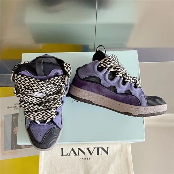 Lanvin Leather Curb Sneakers – LV024 - Image 9