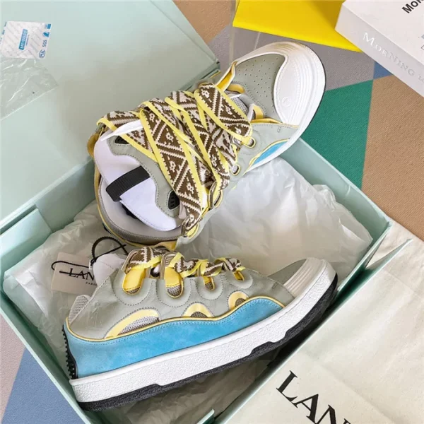 Lanvin Leather Curb Sneakers – LV034 - Image 8