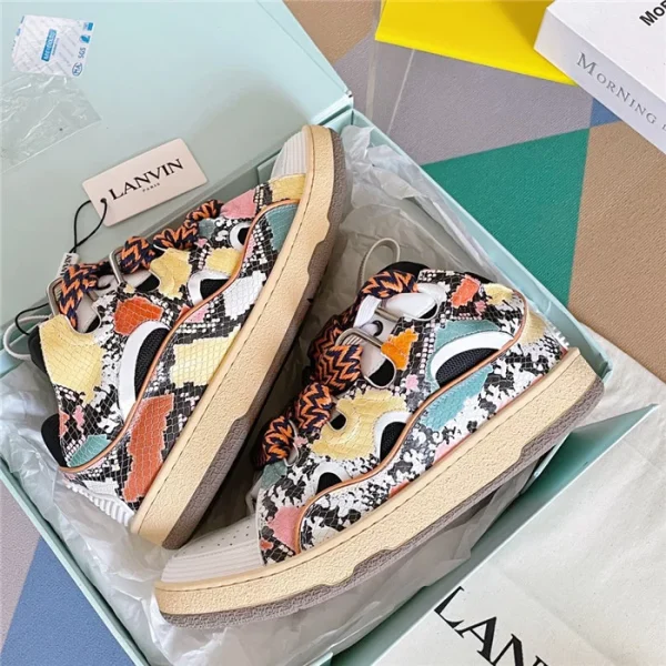 Lanvin Leather Curb Sneakers – LV035 - Image 8