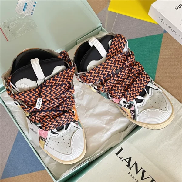 Lanvin Leather Curb Sneakers – LV035 - Image 5