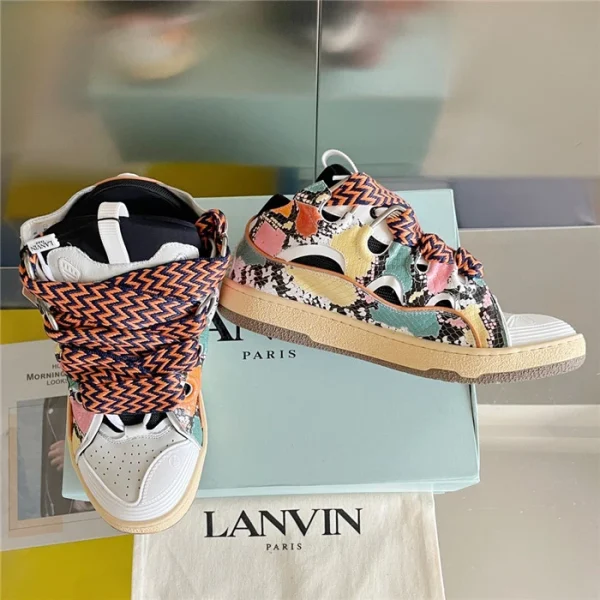 Lanvin Leather Curb Sneakers – LV035 - Image 6