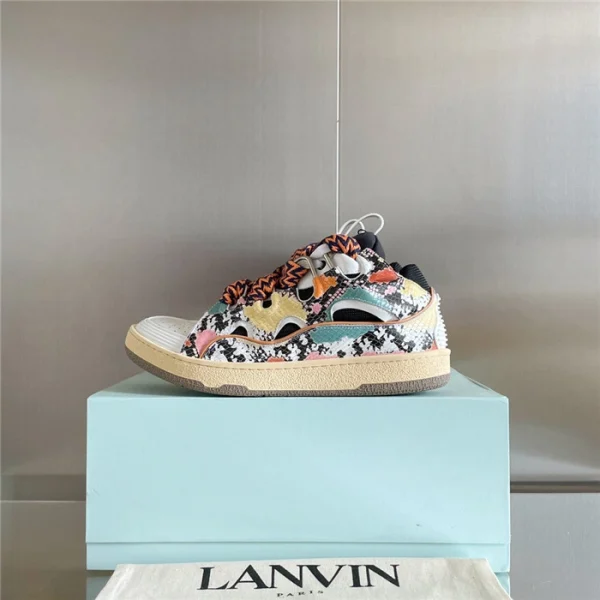 Lanvin Leather Curb Sneakers – LV035 - Image 7