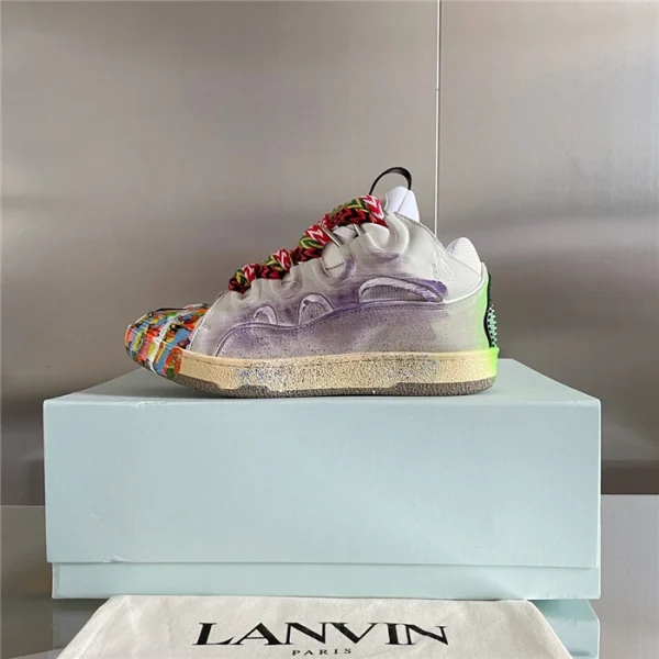 Lanvin Leather Curb Sneakers – LV036 - Image 5