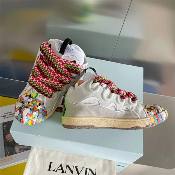 Lanvin Leather Curb Sneakers – LV036 - Image 9