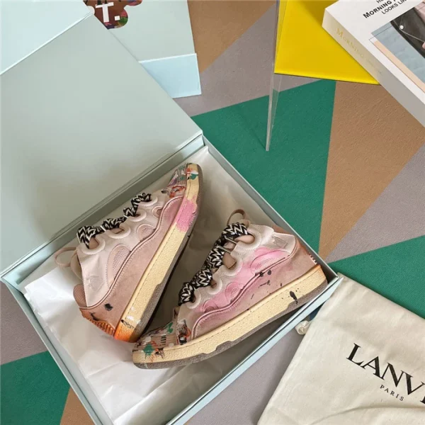 Lanvin Leather Curb Sneakers – LV037 - Image 9