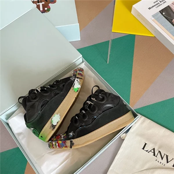 Lanvin Leather Curb Sneakers – LV038 - Image 6