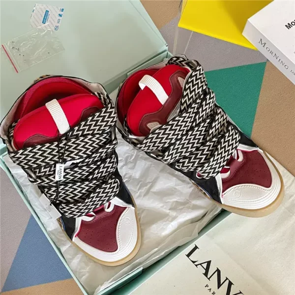 Lanvin Leather Curb Sneakers – LV039 - Image 4