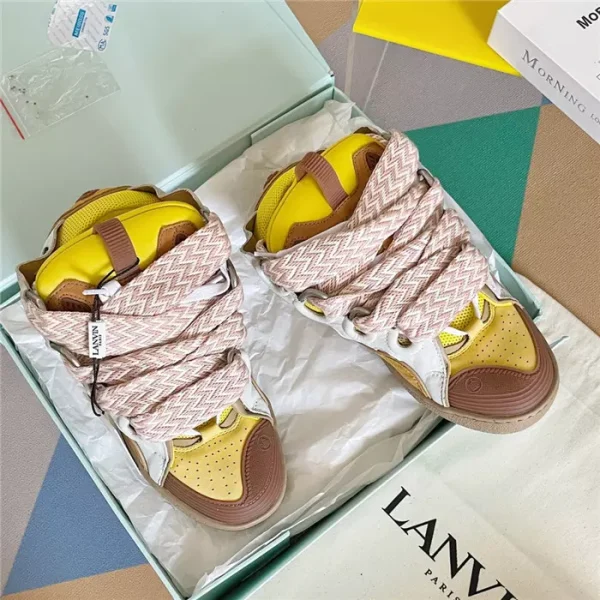 Lanvin Leather Curb Sneakers – LV040 - Image 4
