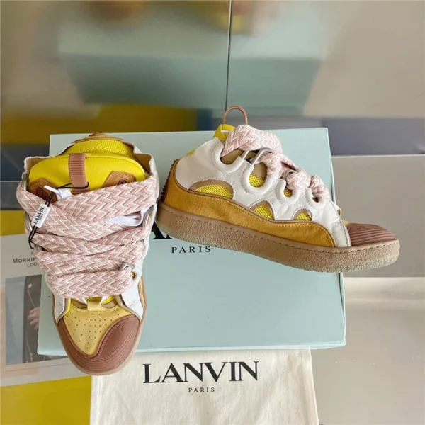 Lanvin Leather Curb Sneakers – LV040 - Image 8
