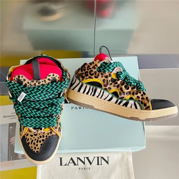 Lanvin Leather Curb Sneakers – LV041 - Image 5