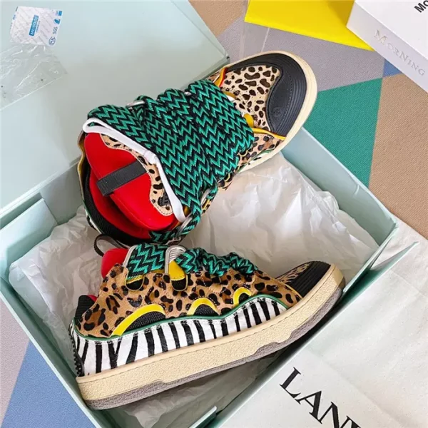 Lanvin Leather Curb Sneakers – LV041 - Image 8