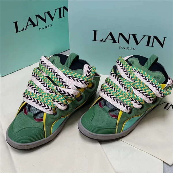 Lanvin Leather Curb Sneakers – LV043 - Image 4