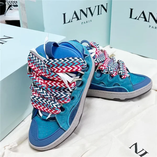 Lanvin Leather Curb Sneakers – LV044 - Image 9