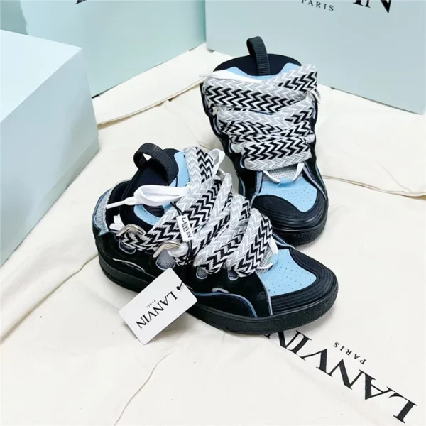Lanvin Leather Curb Sneakers – LV045 - Image 5