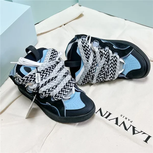 Lanvin Leather Curb Sneakers – LV045 - Image 6