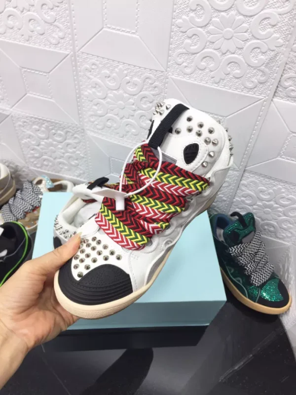 Lanvin Leather Curb Sneakers – LV047 - Image 4
