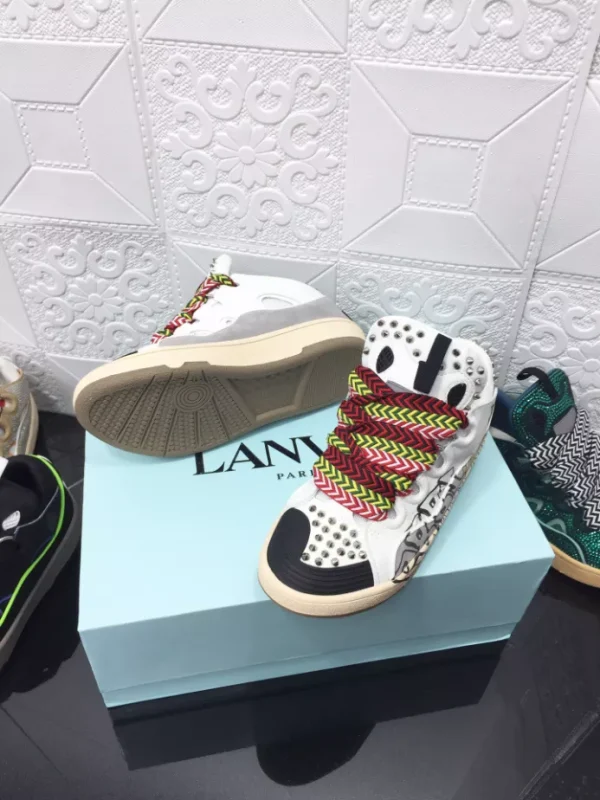 Lanvin Leather Curb Sneakers – LV047 - Image 5