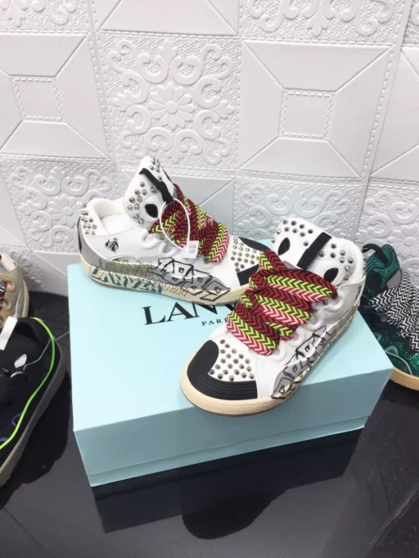 Lanvin Leather Curb Sneakers – LV047 - Image 6