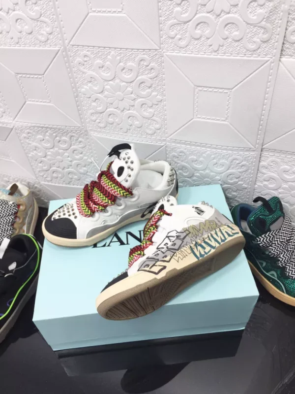 Lanvin Leather Curb Sneakers – LV047 - Image 2