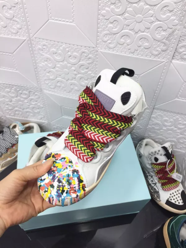 Lanvin Leather Curb Sneakers – LV048 - Image 3