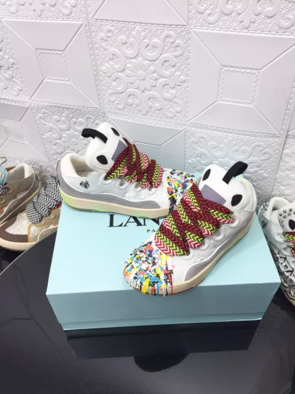 Lanvin Leather Curb Sneakers – LV048 - Image 6