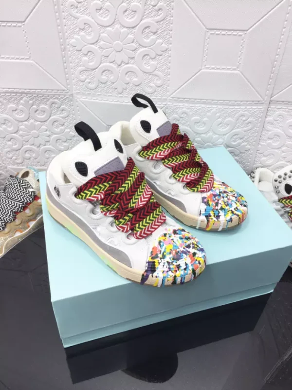 Lanvin Leather Curb Sneakers – LV048 - Image 7