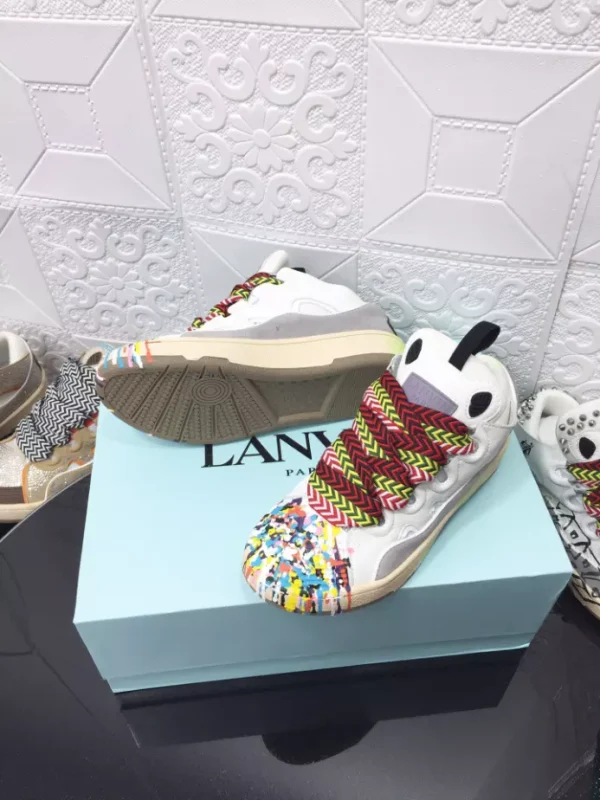 Lanvin Leather Curb Sneakers – LV048 - Image 8