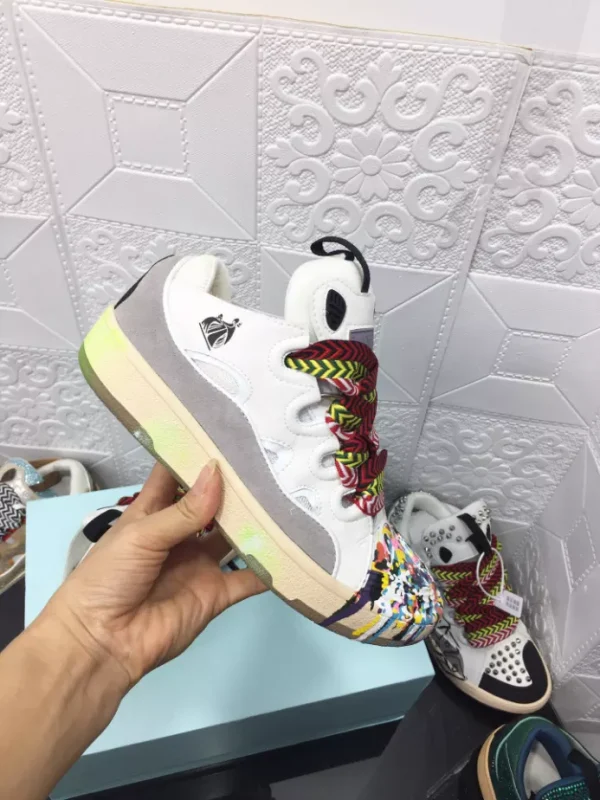 Lanvin Leather Curb Sneakers – LV048 - Image 9