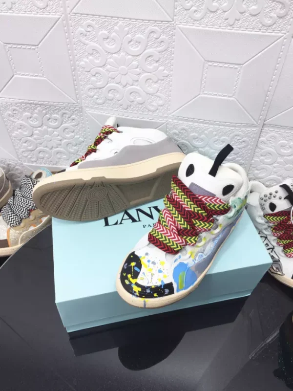 Lanvin Leather Curb Sneakers – LV049 - Image 3