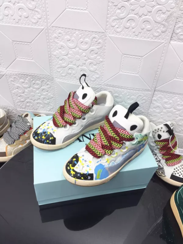 Lanvin Leather Curb Sneakers – LV049 - Image 4