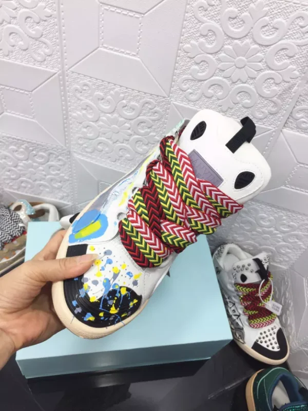 Lanvin Leather Curb Sneakers – LV049 - Image 7