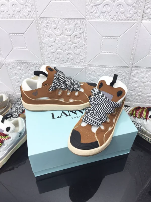 Lanvin Leather Curb Sneakers – LV050 - Image 4
